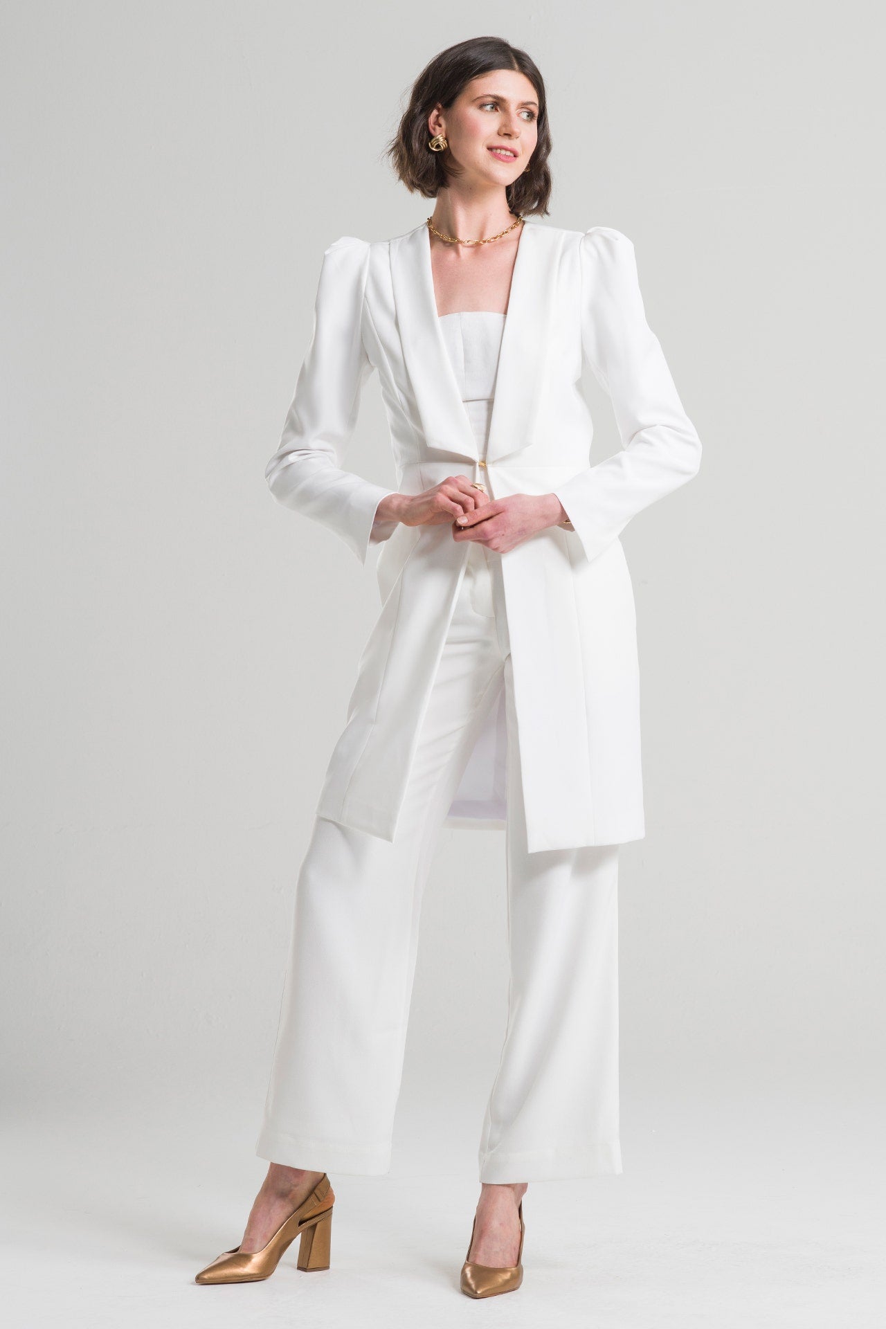 Jaleco Feminino Gisela - Off White