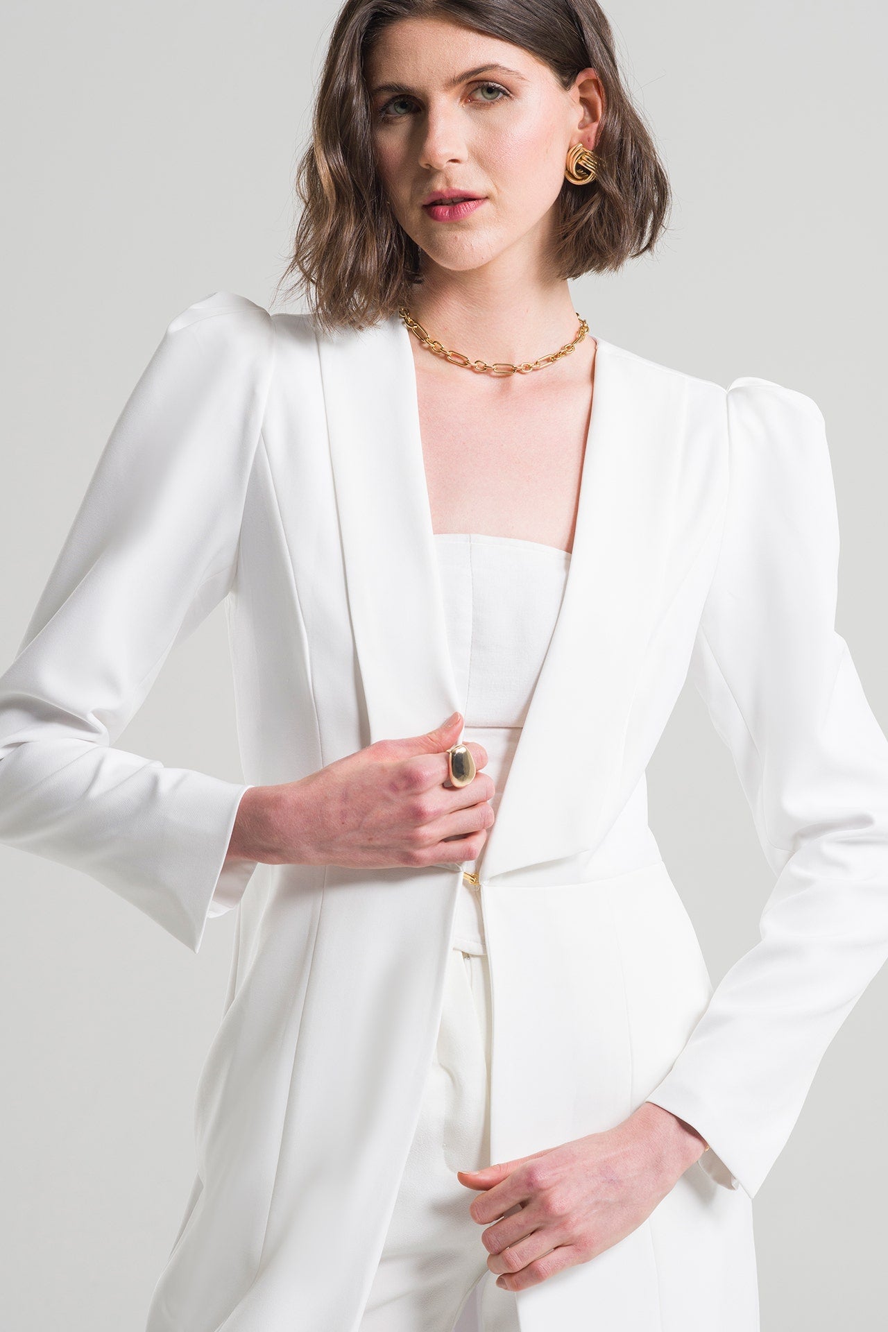 Jaleco Feminino Gisela - Off White