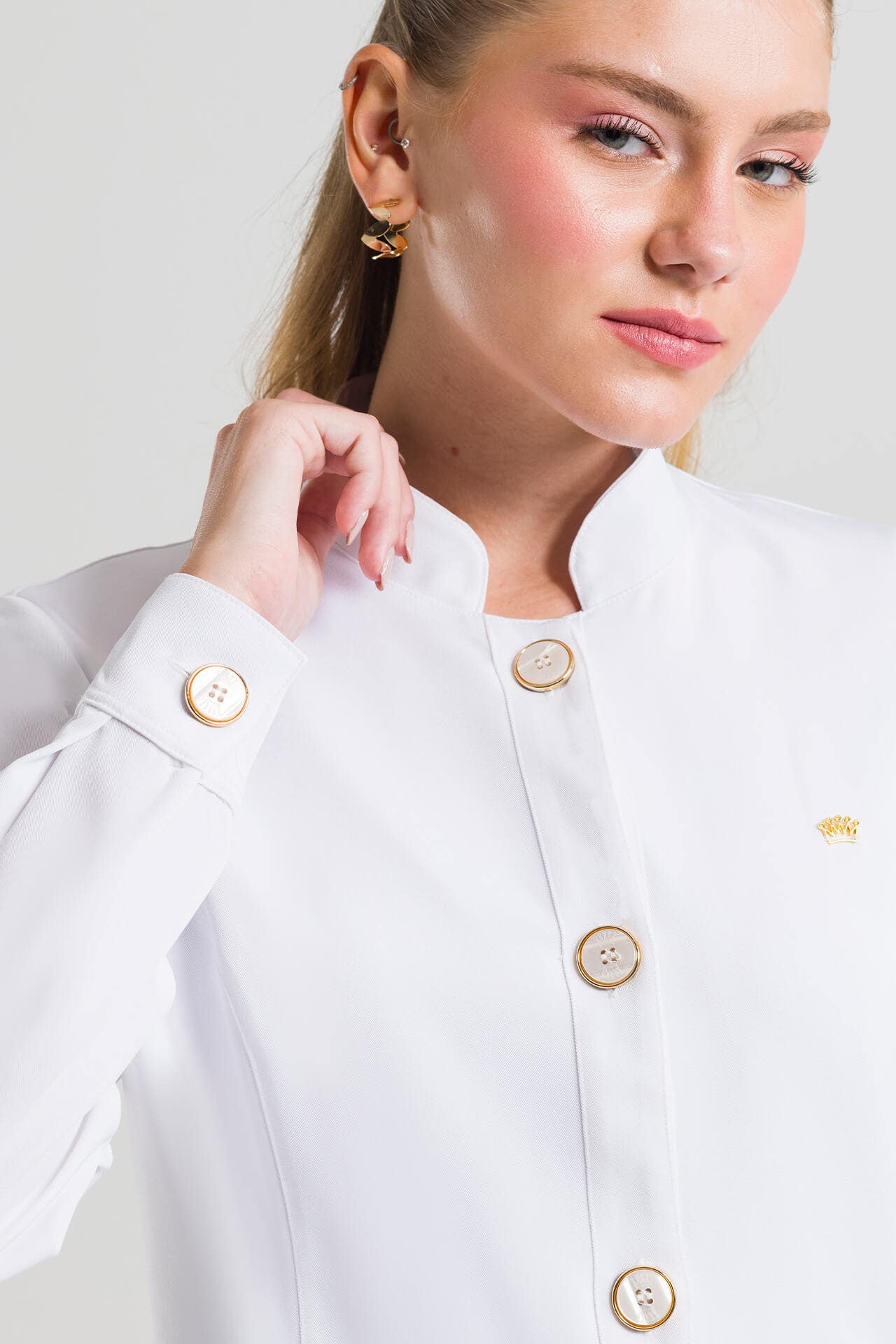 Jaleco Feminino Helen - Branco