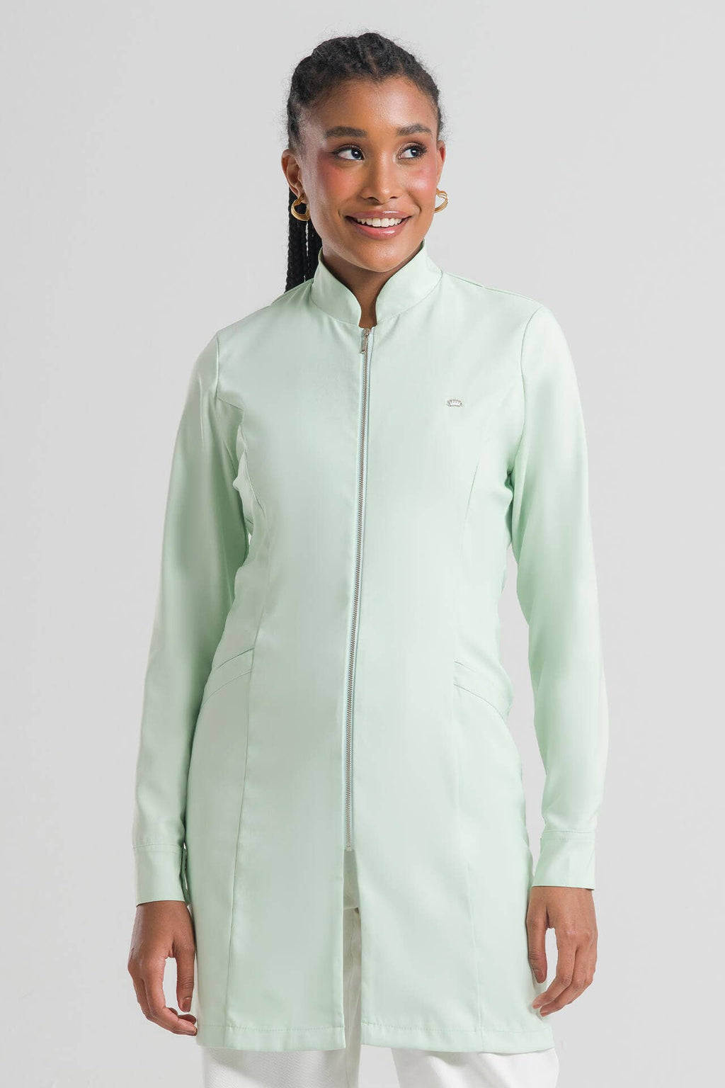 Jaleco Feminino Juicy - Verde Chá