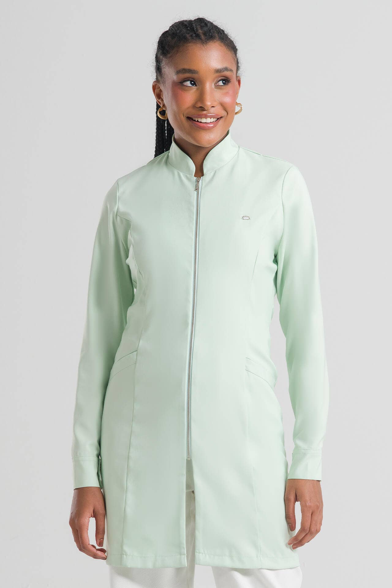 Jaleco Feminino Juicy - Verde Chá