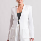 Jaleco Feminino Laura - Branco Puro