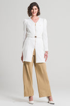 Jaleco Feminino Lina - Off White