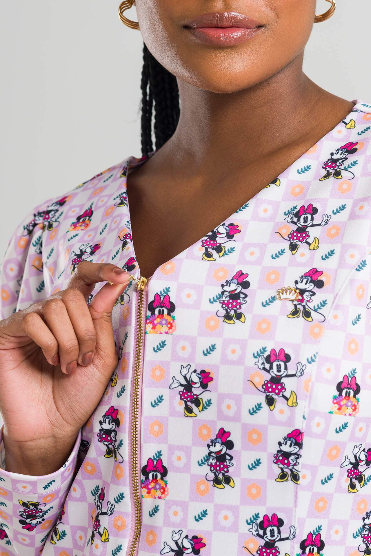 Jaleco Feminino Minnie Mouse Spring