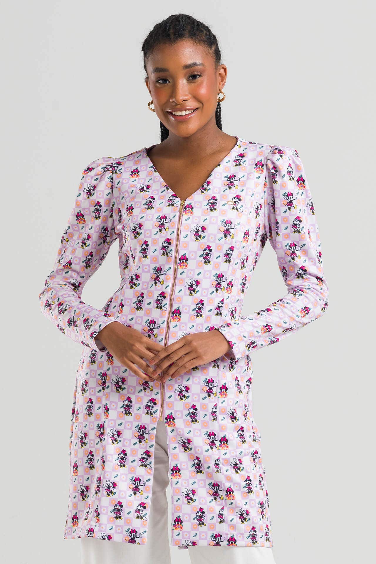 Jaleco Feminino Minnie Mouse Spring