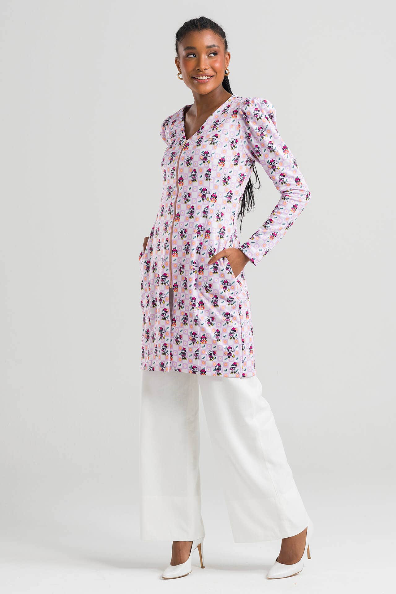 Jaleco Feminino Minnie Mouse Spring