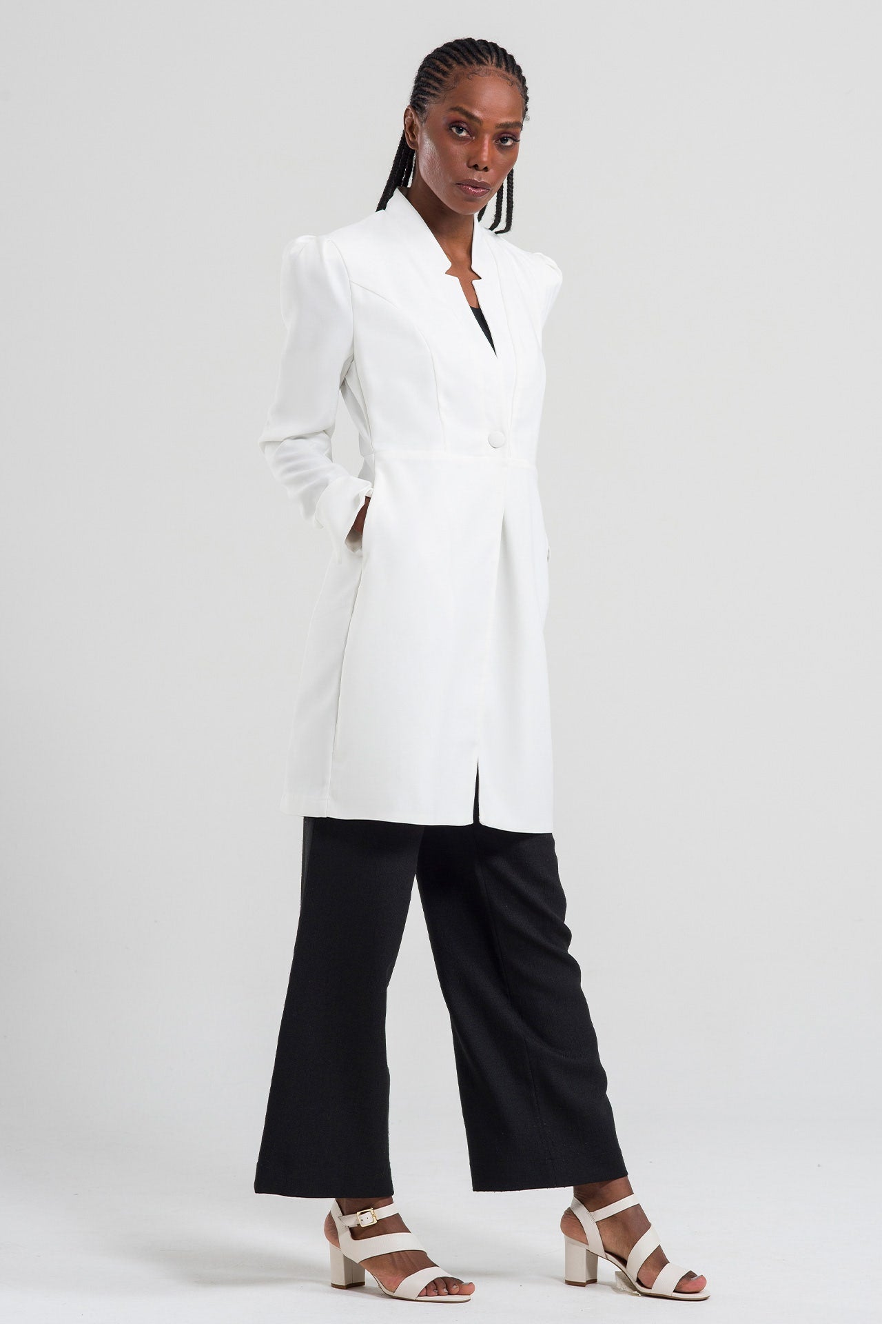Jaleco Feminino Paola - Off White