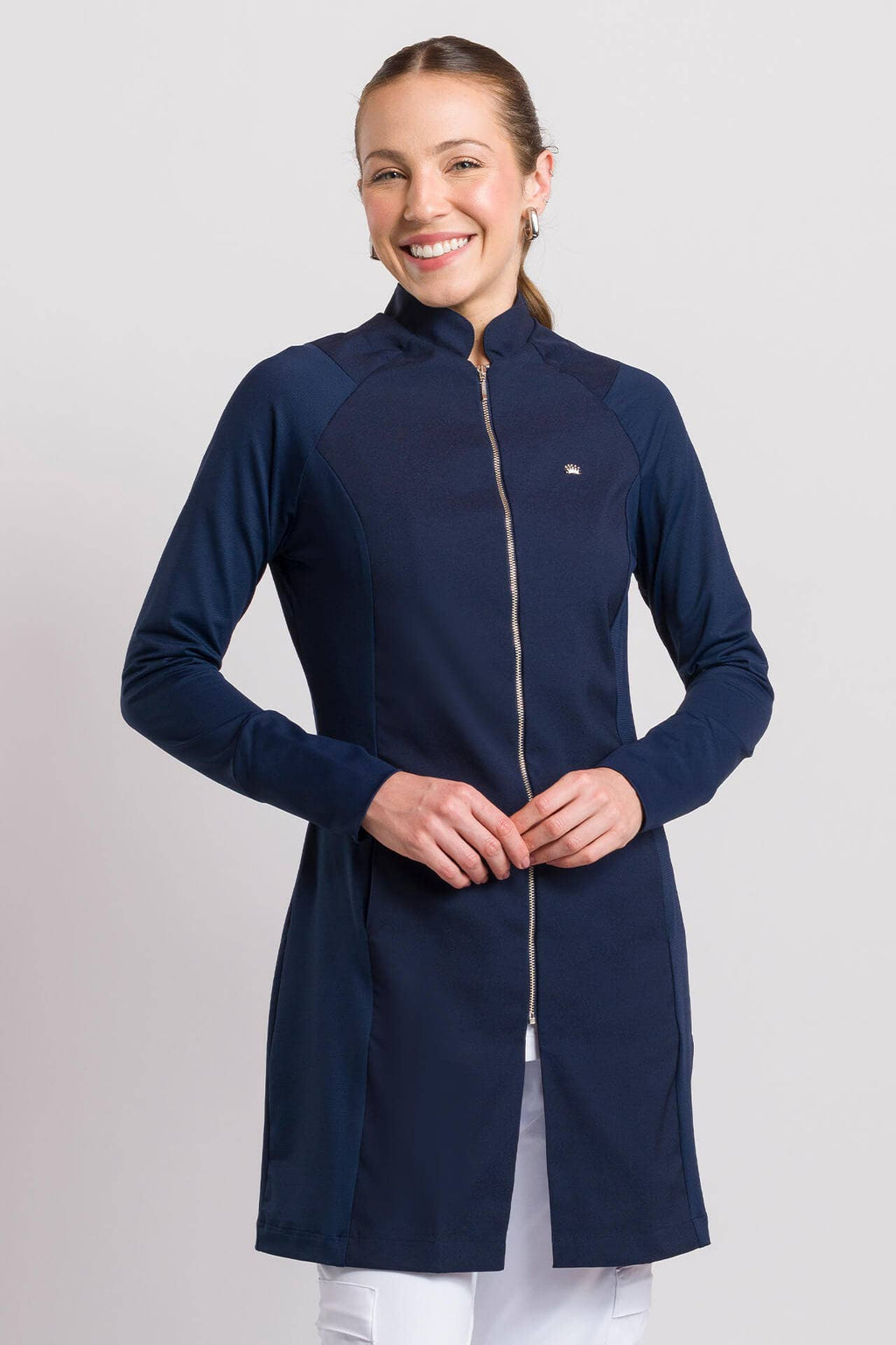 Jaleco Veneto Feminino - Azul Marinho