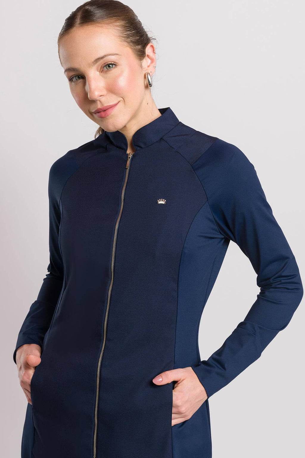 Jaleco Veneto Feminino - Azul Marinho