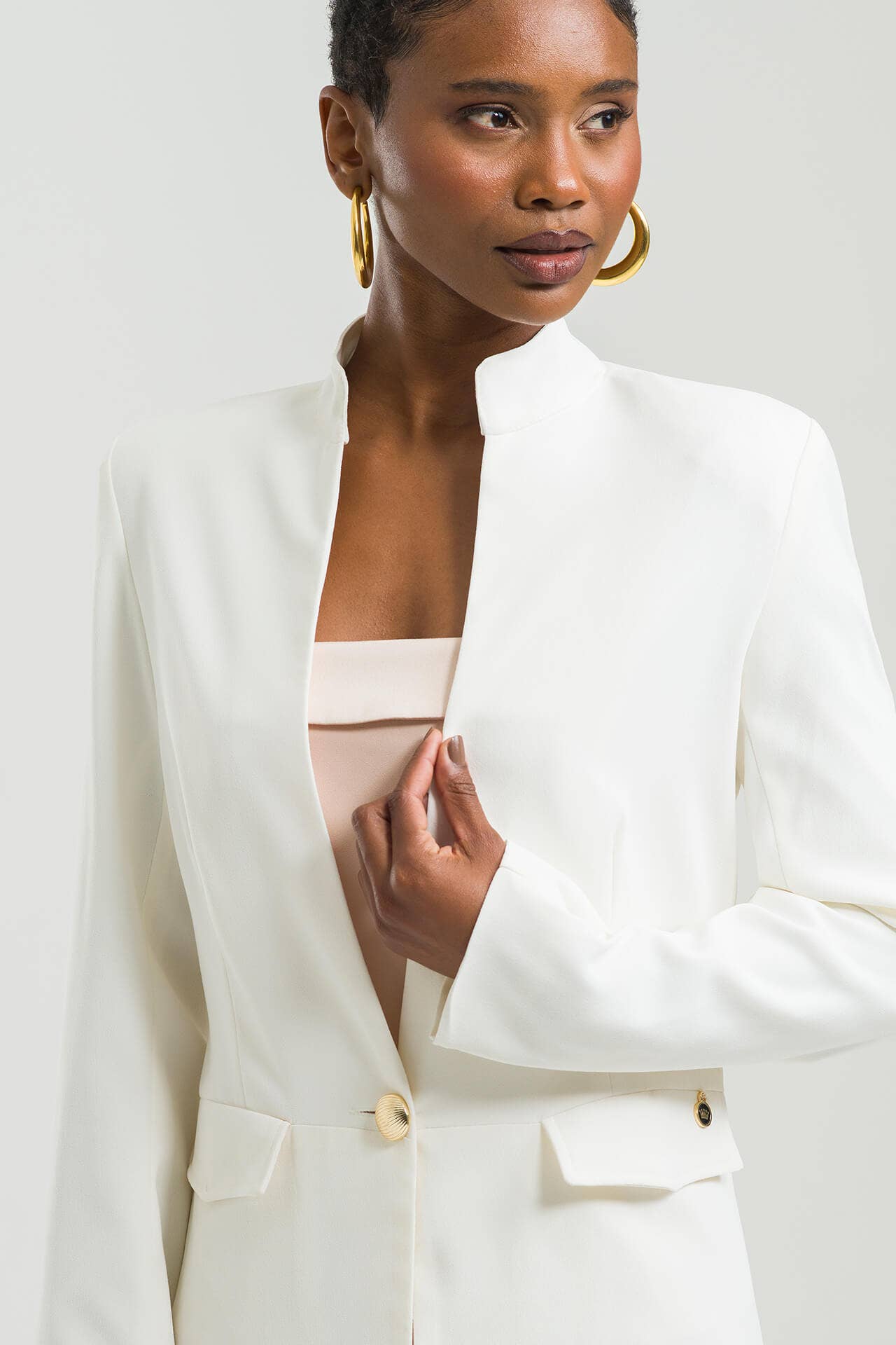Jaleco Feminino Vision - Off White