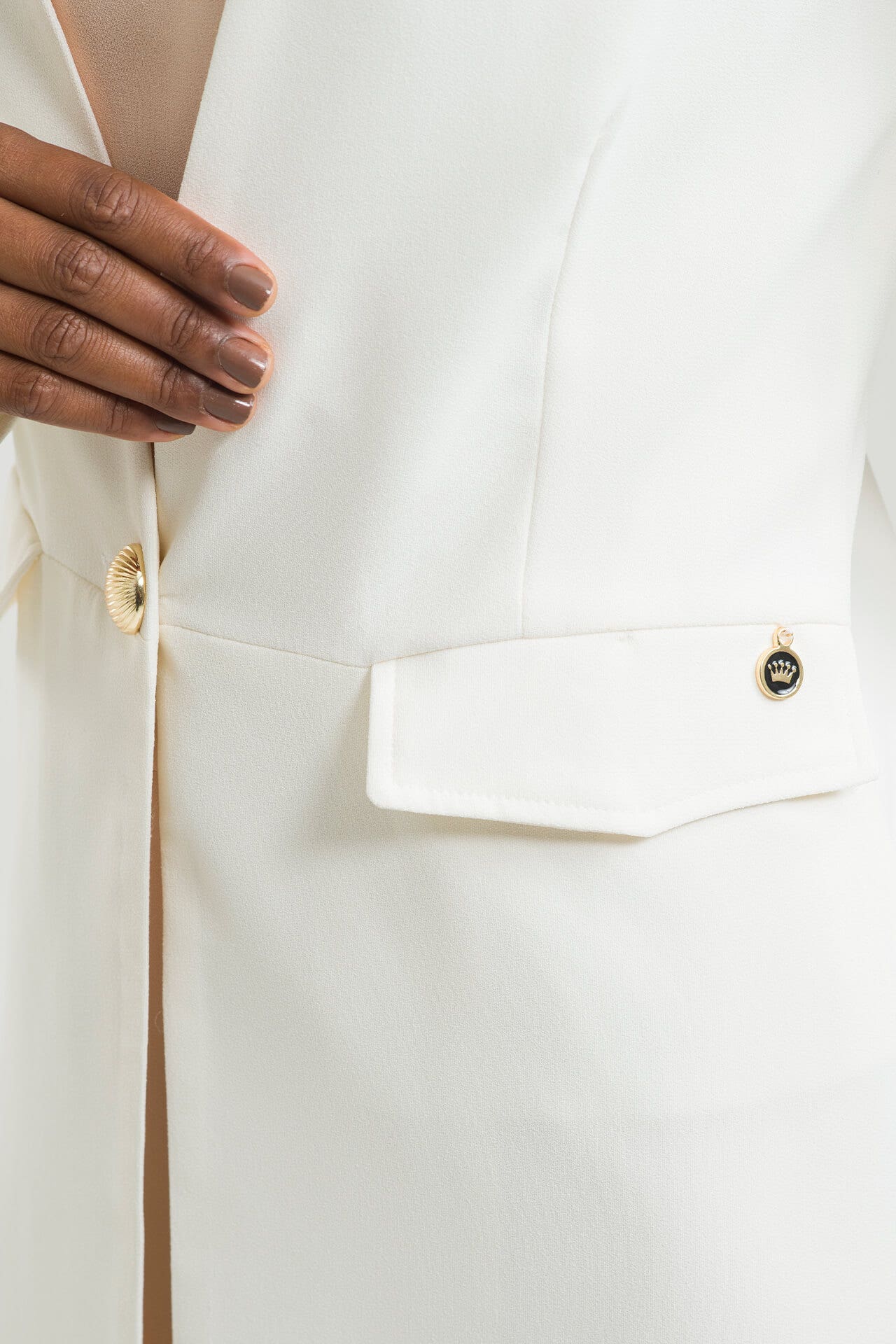 Jaleco Feminino Vision - Off White