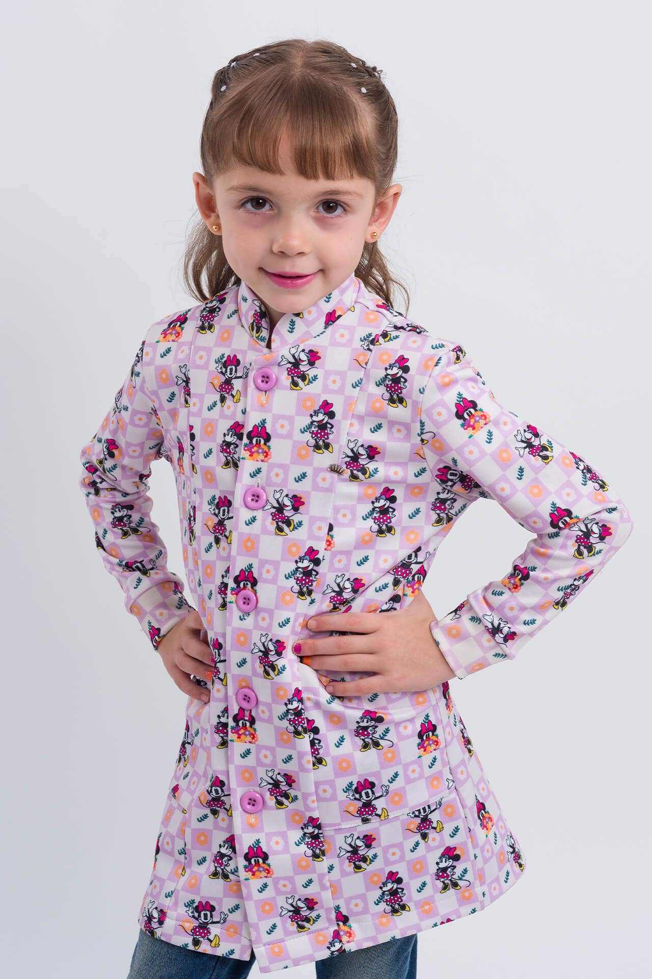 Jaleco Kids Minnie Mouse Spring
