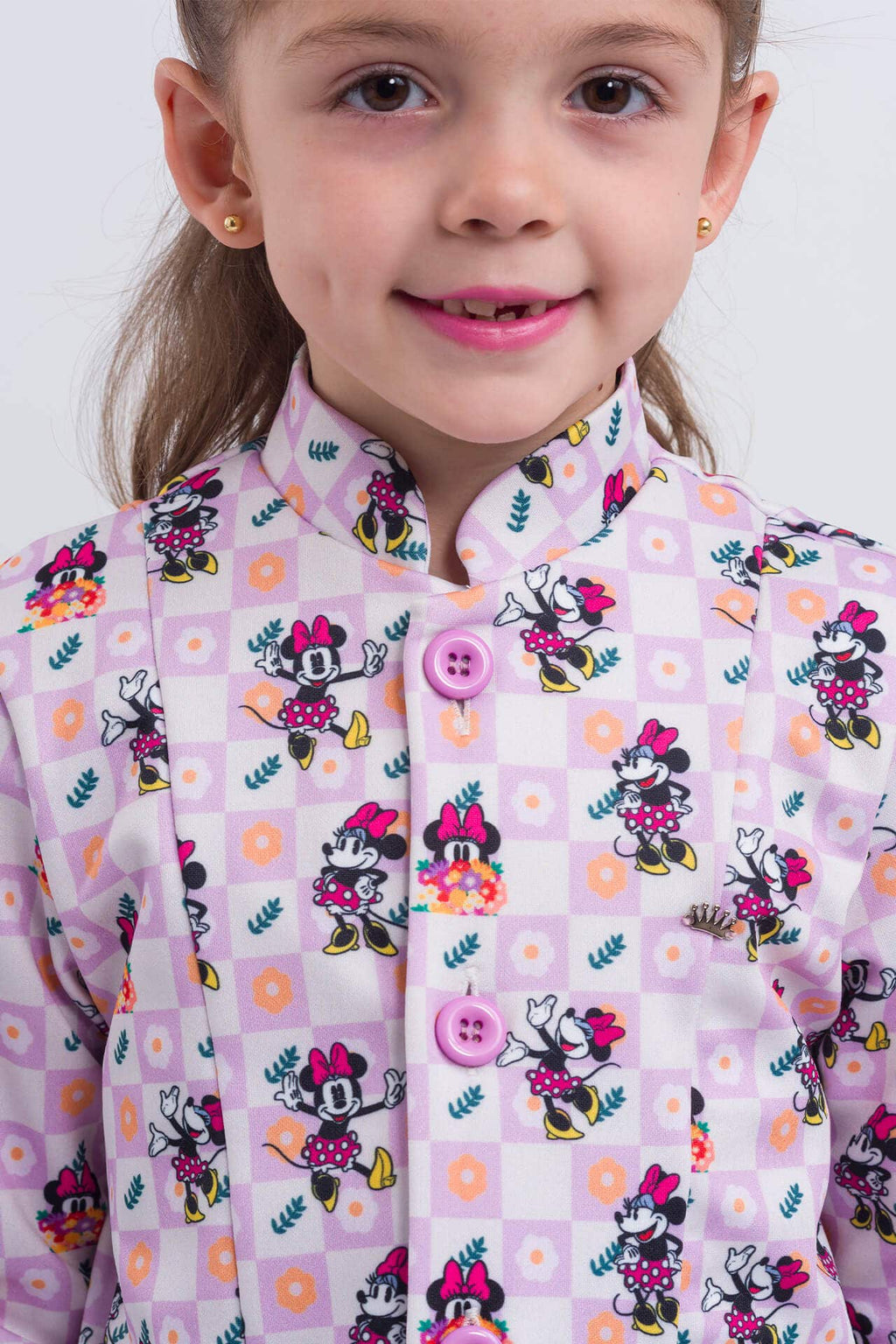Jaleco Kids Minnie Mouse Spring