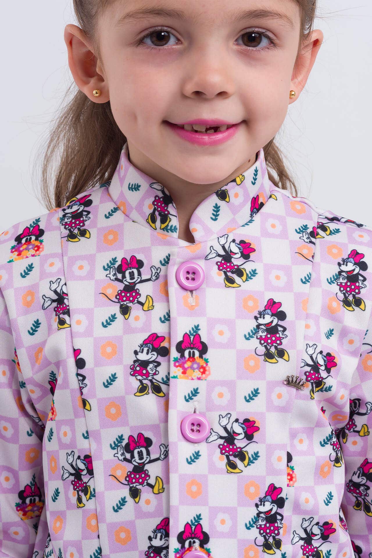 Jaleco Kids Minnie Mouse Spring