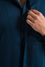 Jaleco Basic Masculino - Azul Marinho
