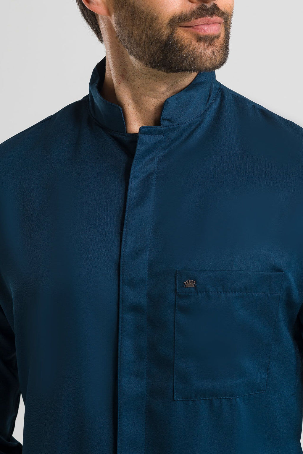 Jaleco Basic Masculino - Azul Marinho