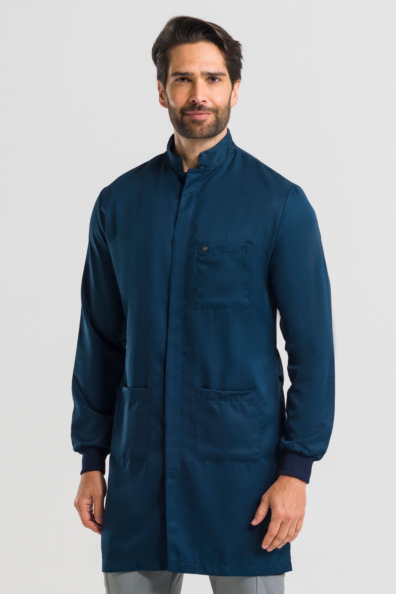 Jaleco Basic Masculino - Azul Marinho
