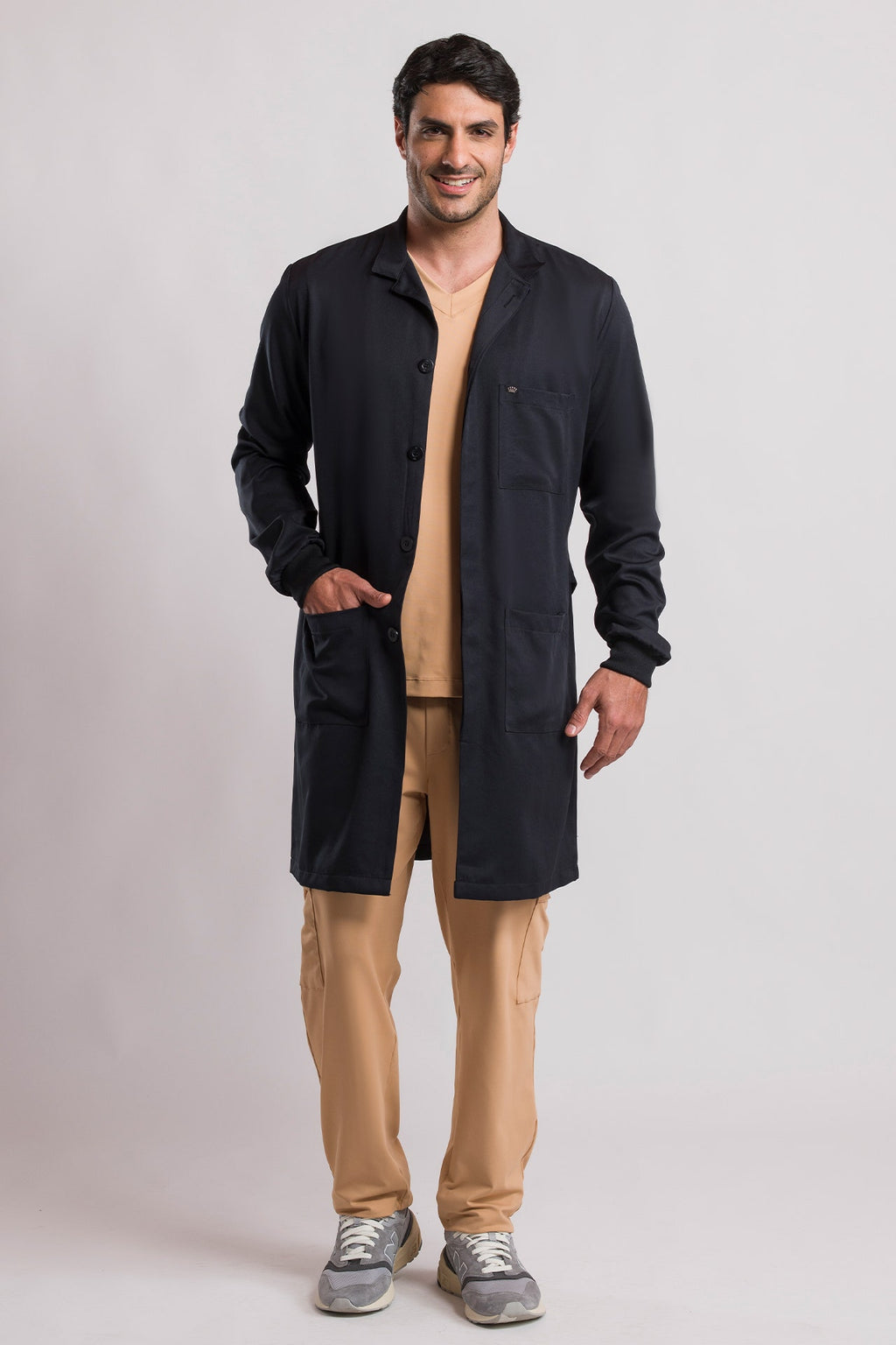 Jaleco Masculino Basic - Preto