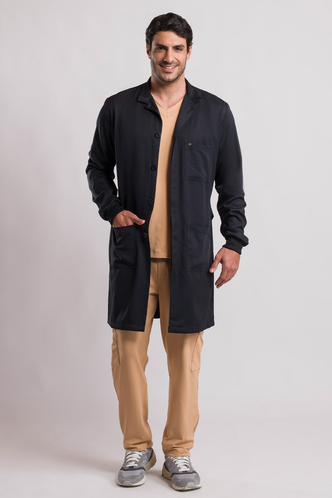 Jaleco Masculino Basic - Preto