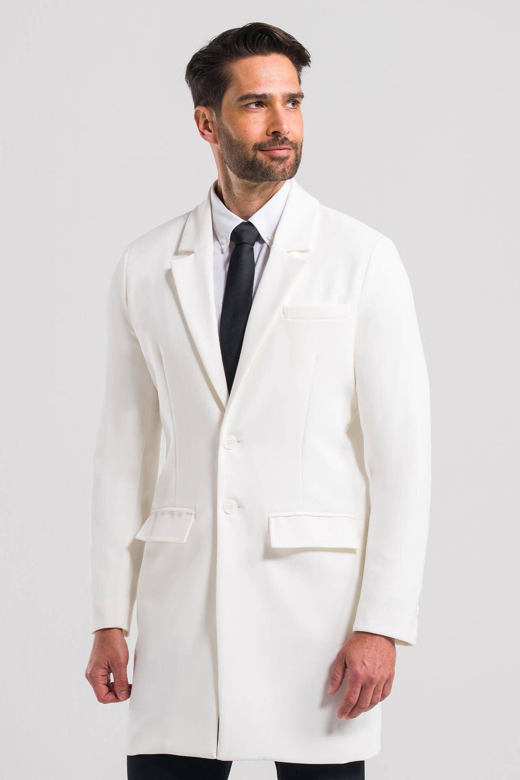 Jaleco Masculino Benjamin - Off White