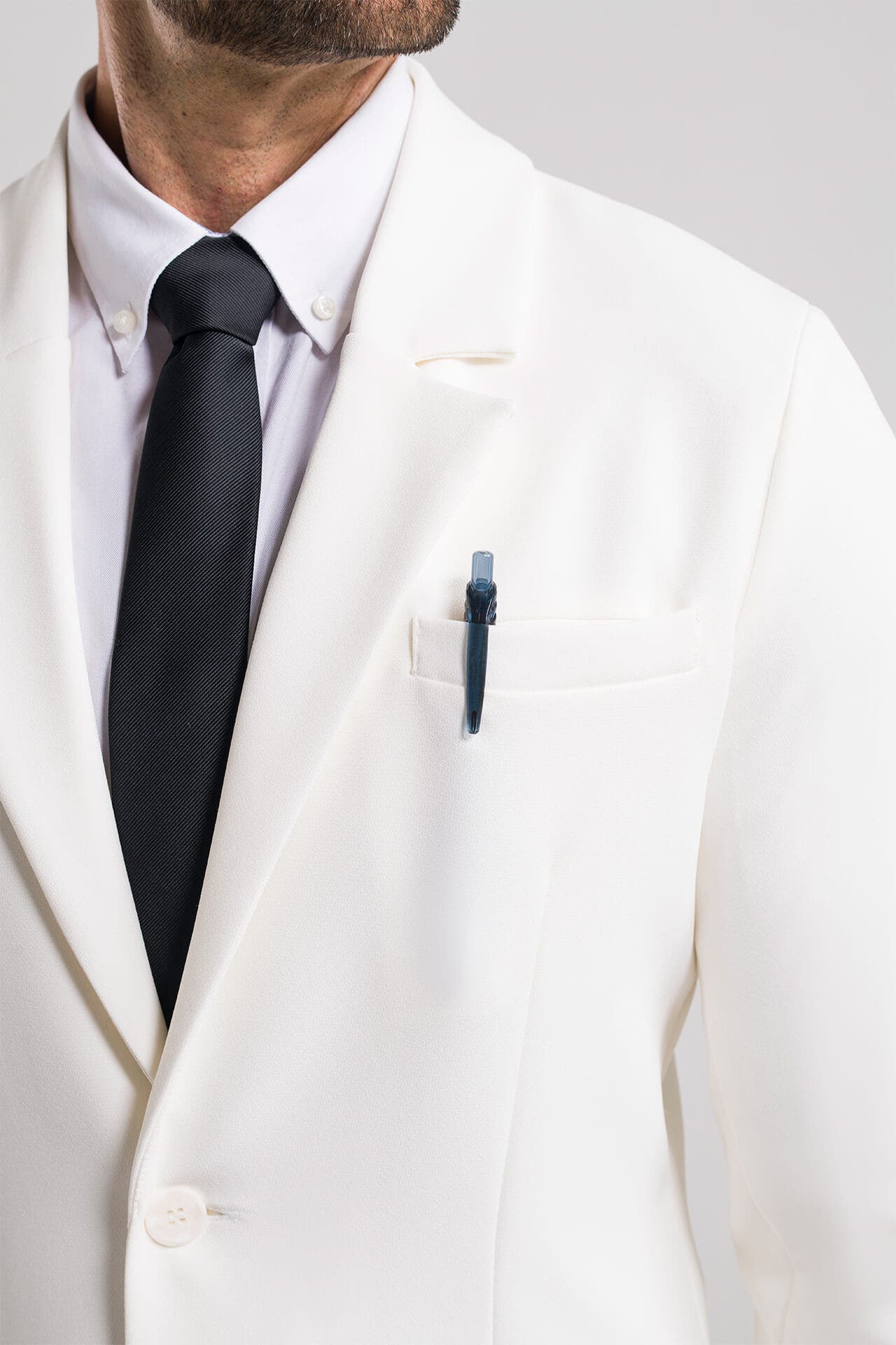 Jaleco Masculino Benjamin - Off White