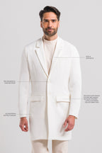 Jaleco Masculino Benjamin - Off White