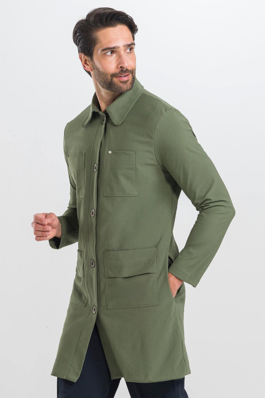 Jaleco Masculino Explorer - Verde Musgo