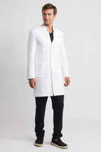 Jaleco Masculino William - Branco Puro