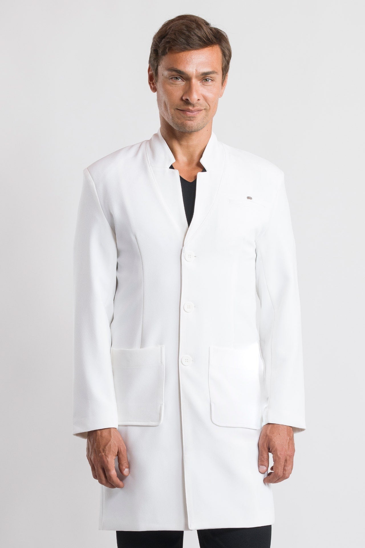 Jaleco Masculino William - Branco Puro