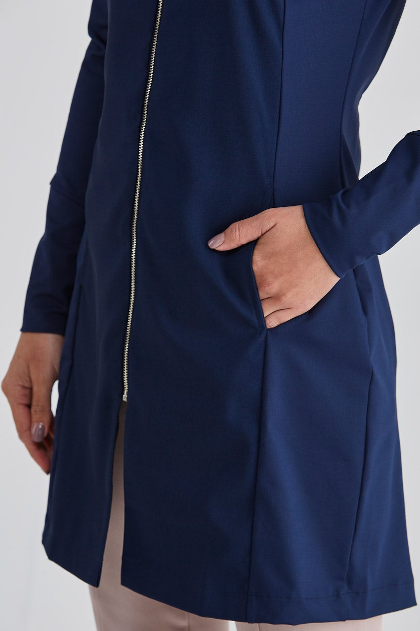 Jaleco Veneto Feminino - Azul Marinho