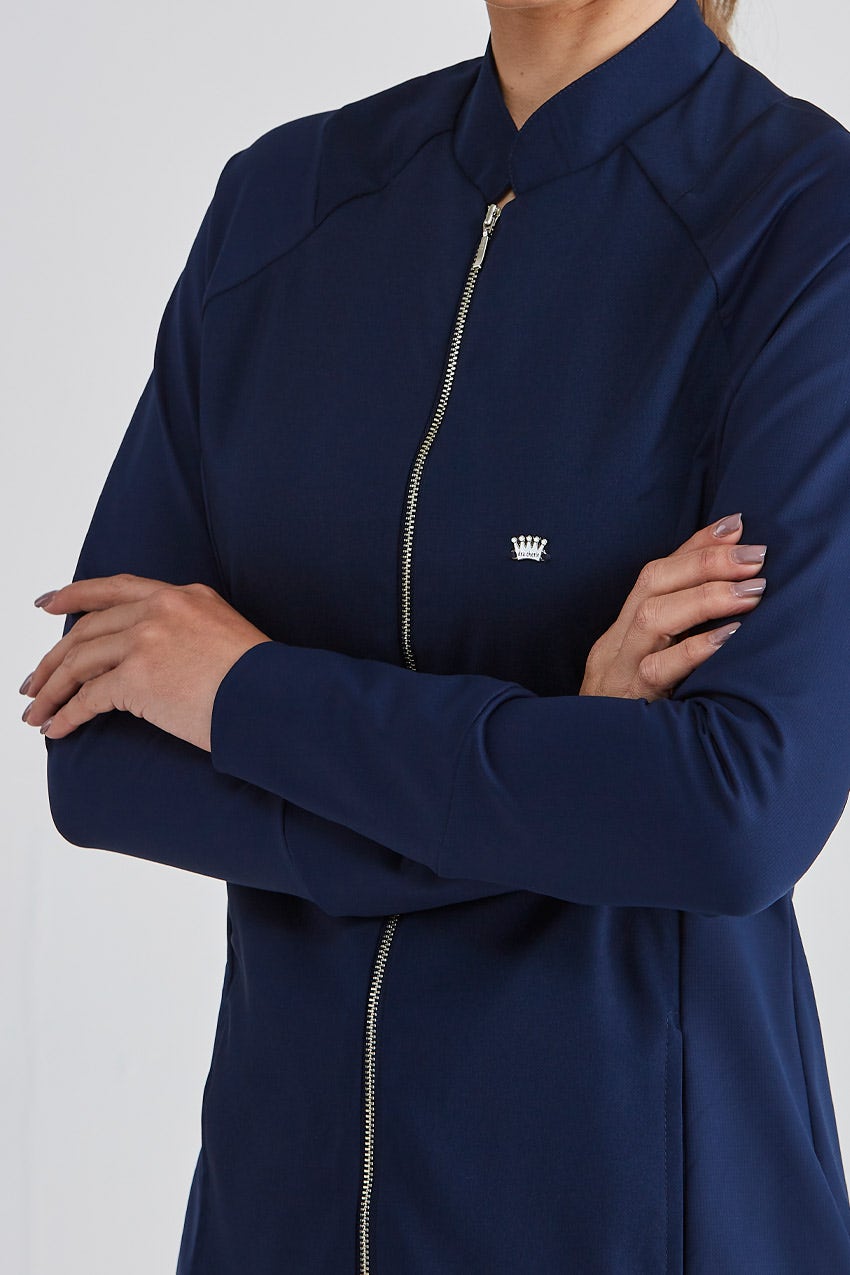 Jaleco Veneto Feminino - Azul Marinho