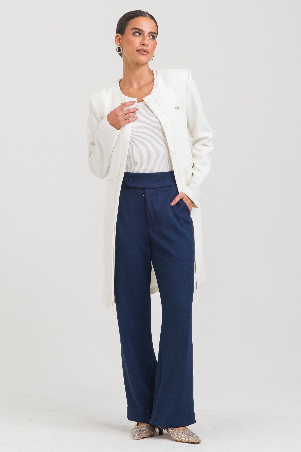 Jaleco Feminino Antônia - Off White