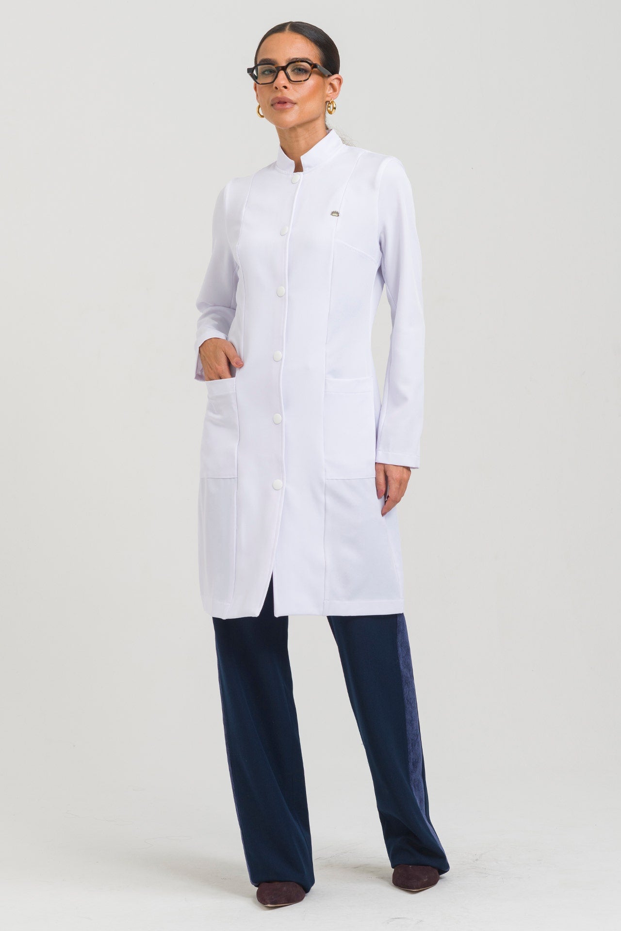 Jaleco Feminino Tradition - Branco