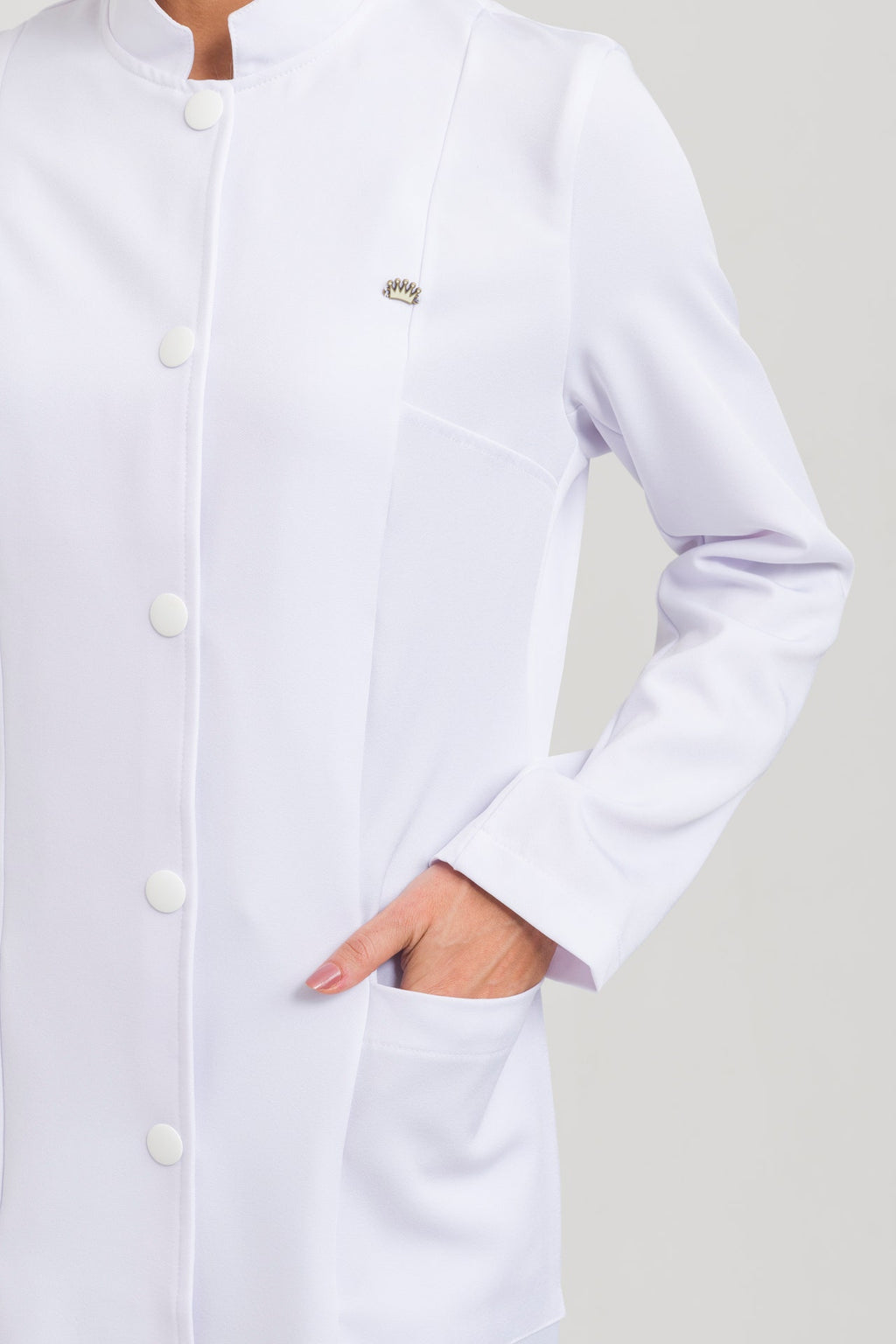 Jaleco Feminino Tradition - Branco