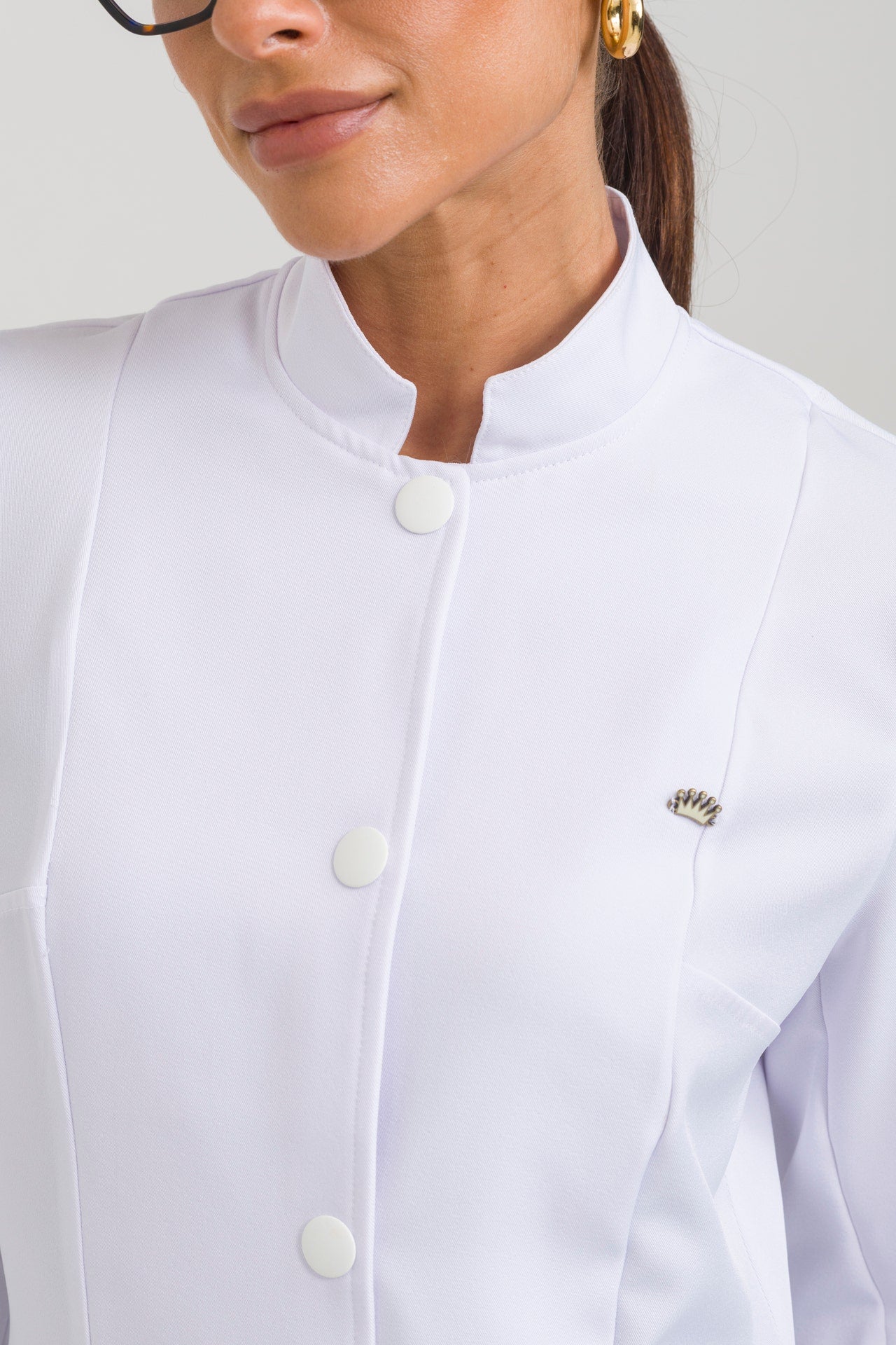 Jaleco Feminino Tradition - Branco