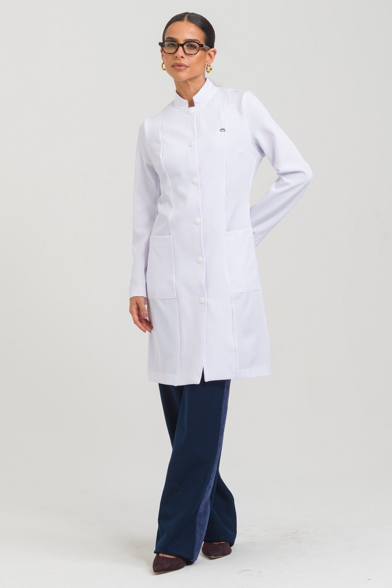 Jaleco Feminino Tradition - Branco