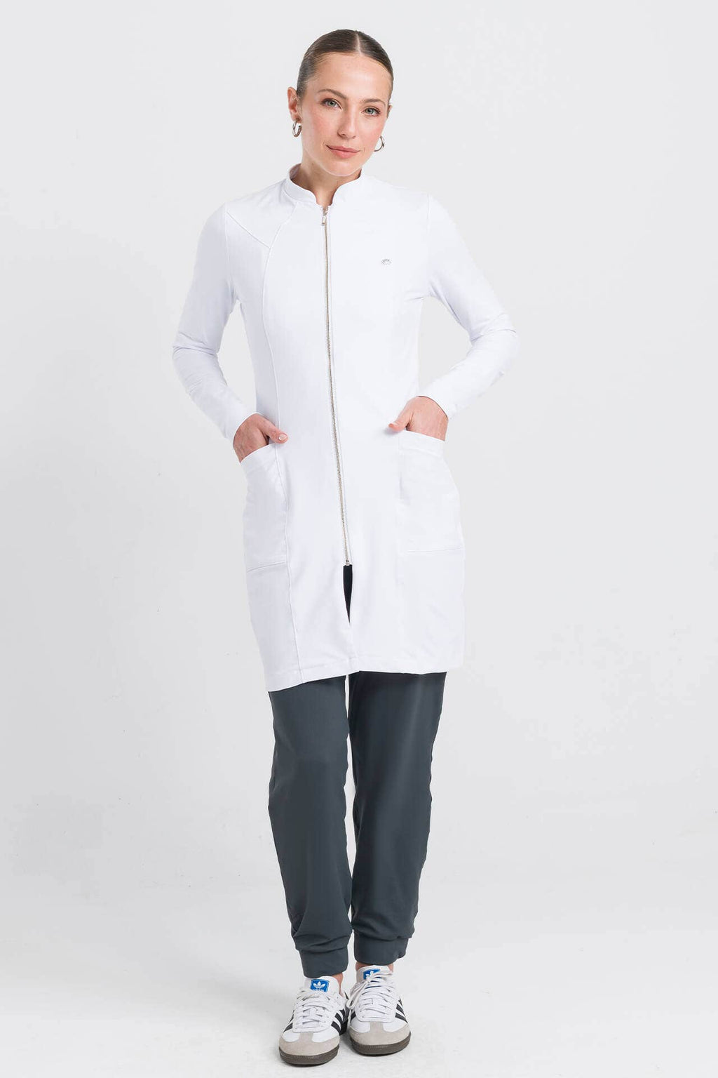 Jaleco Feminino Brenda - Branco