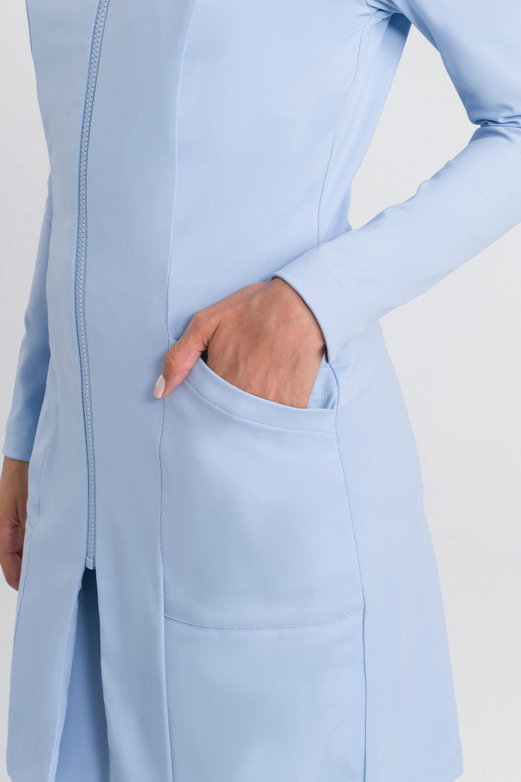 Jaleco Feminino Coach - Azul Brisa
