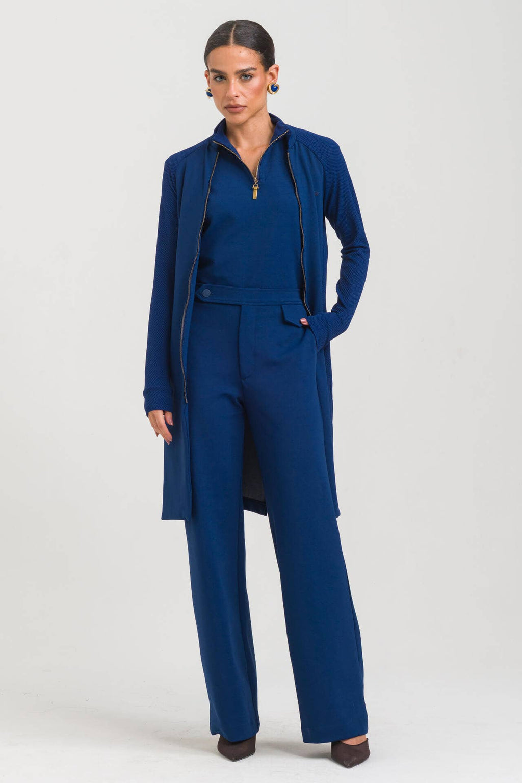 Jaleco Feminino Eagle - Azul Marinho