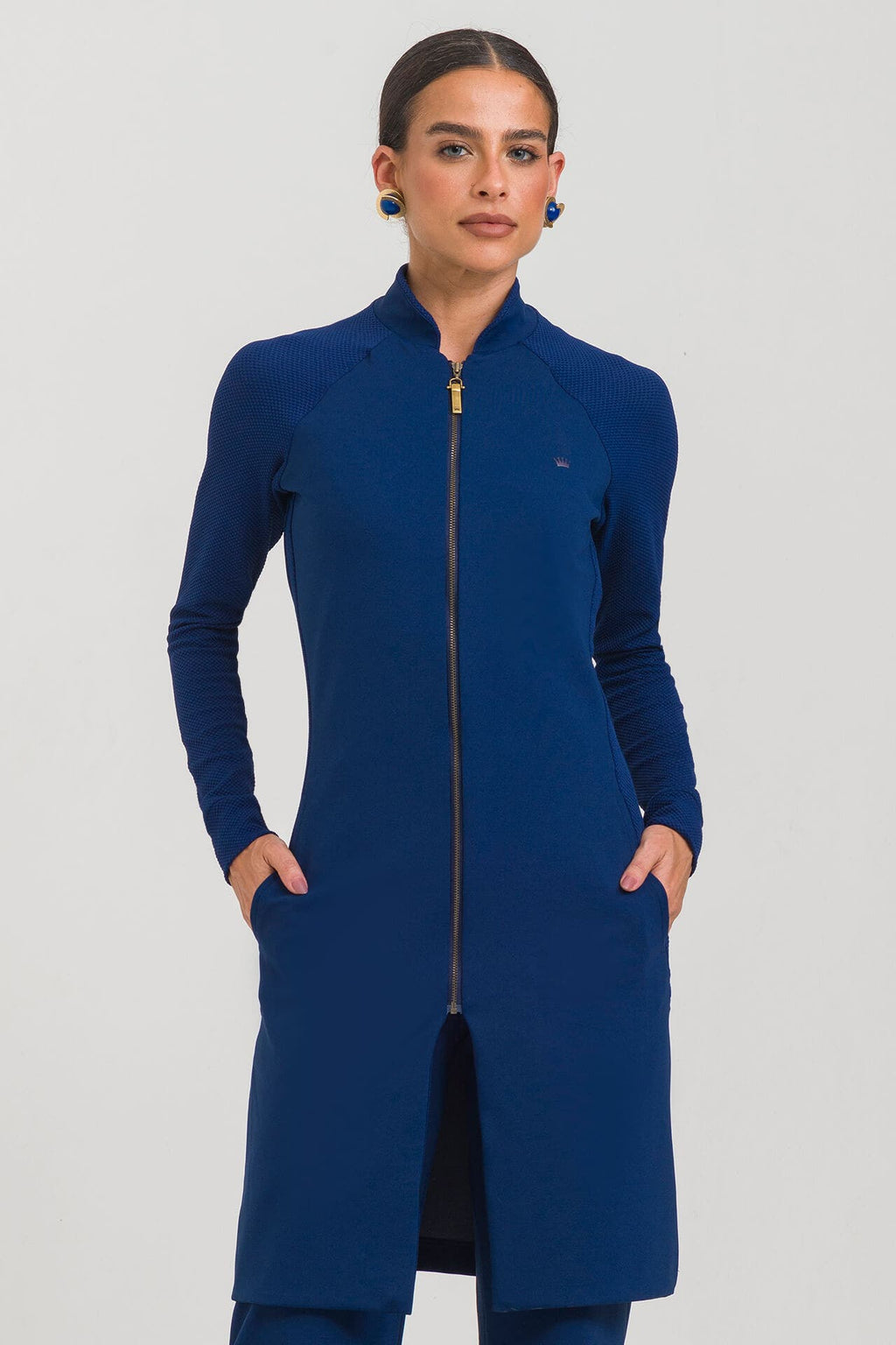 Jaleco Feminino Eagle - Azul Marinho