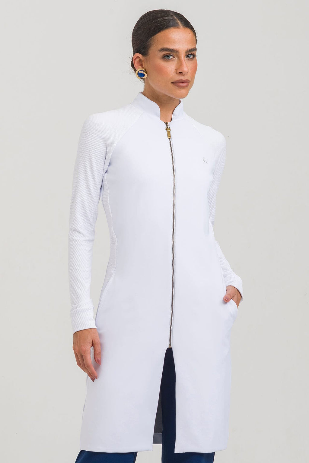 Jaleco Feminino Eagle - Branco