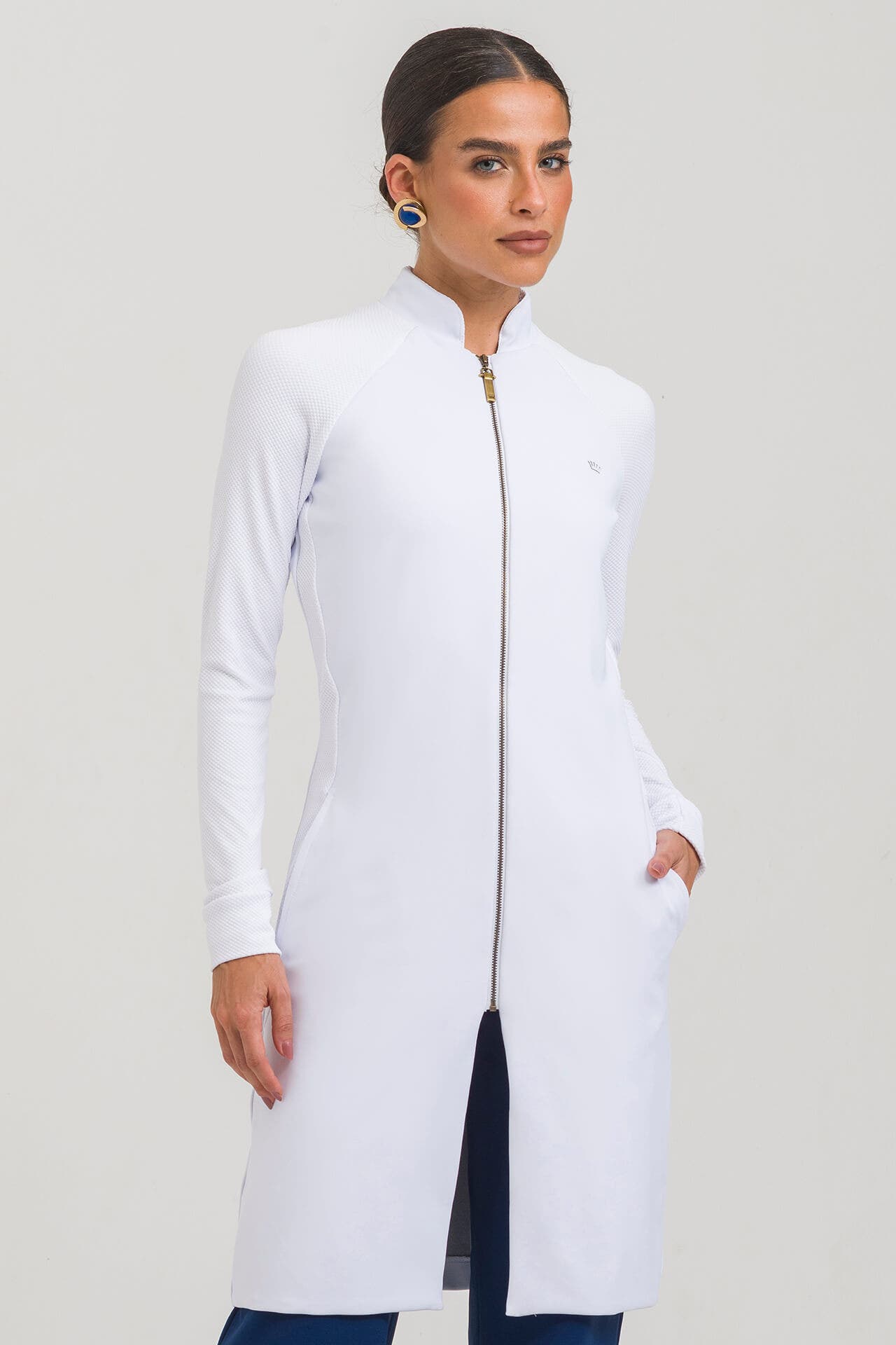 Jaleco Feminino Eagle - Branco