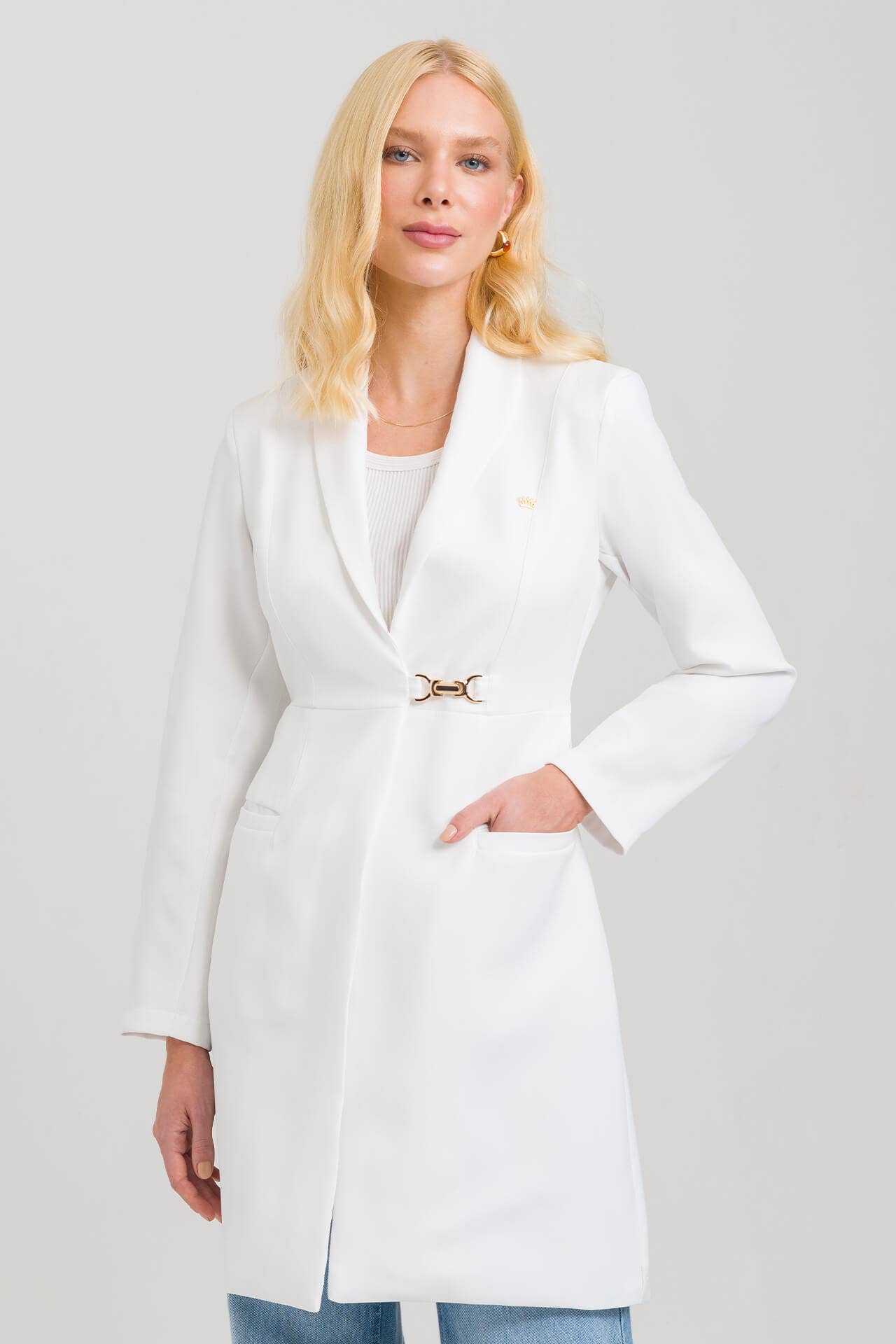 Jaleco Feminino Elisa - Off White