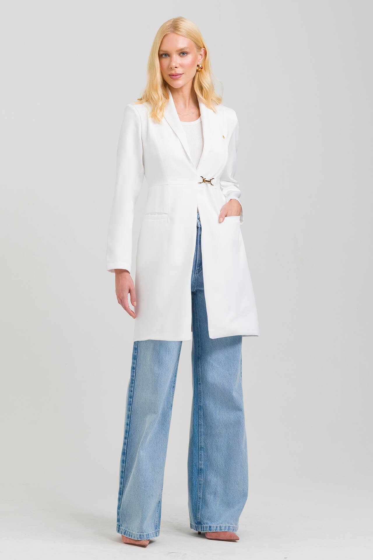 Jaleco Feminino Elisa - Off White