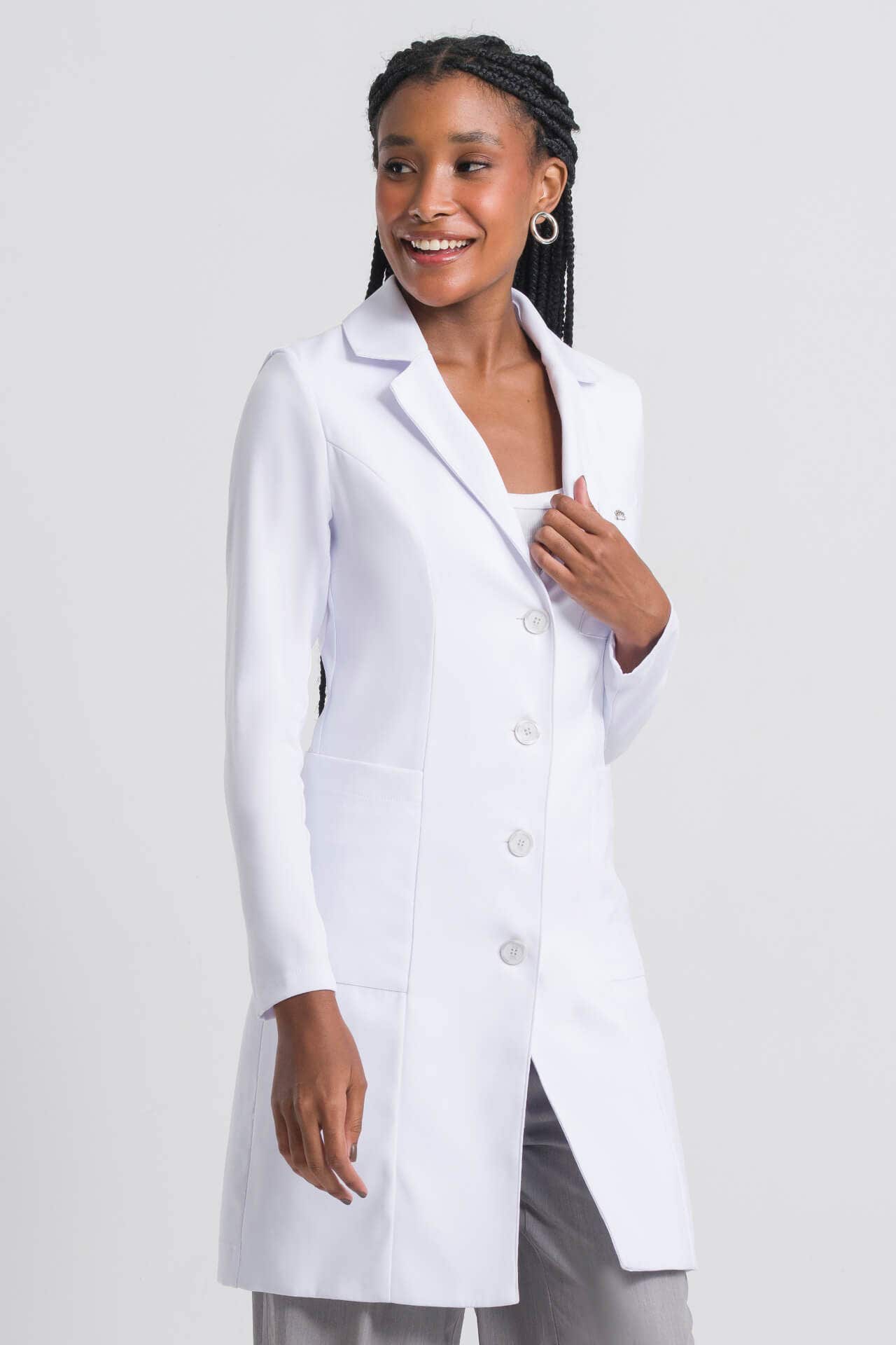 Jaleco Feminino Step - Branco