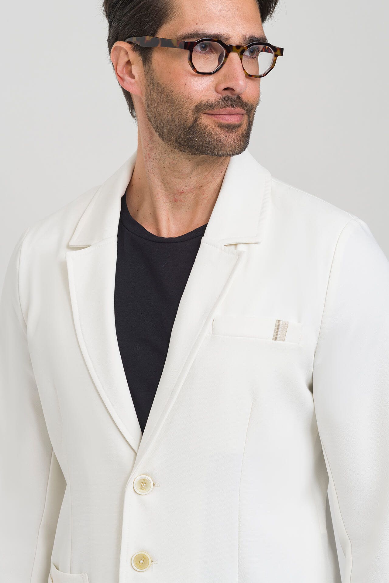 Jaleco Masculino George - Off White