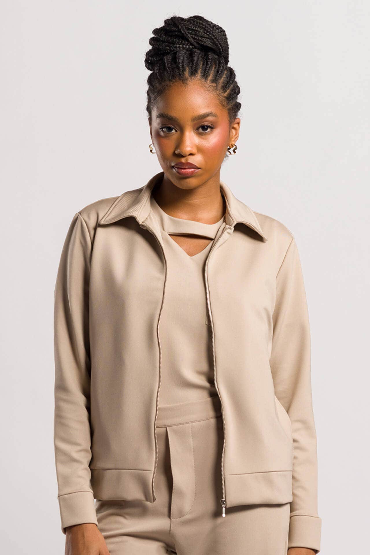 Jaqueta Feminina Classic - Bege