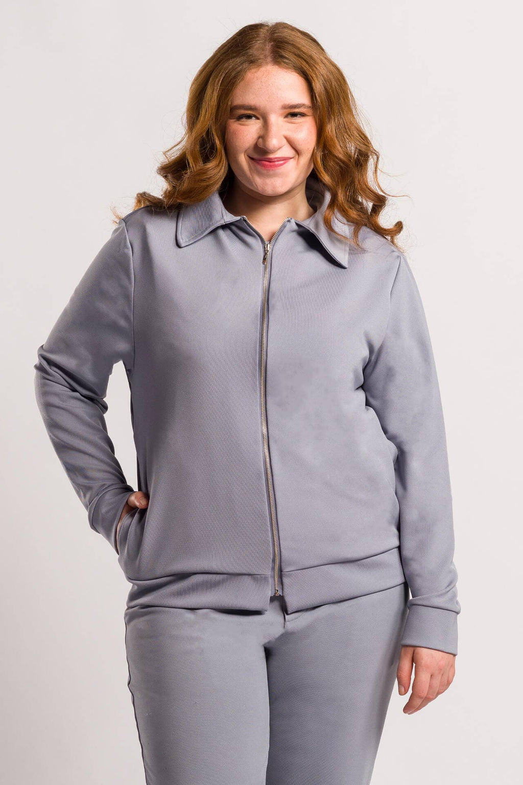 Jaqueta Feminina Classic - Cinza
