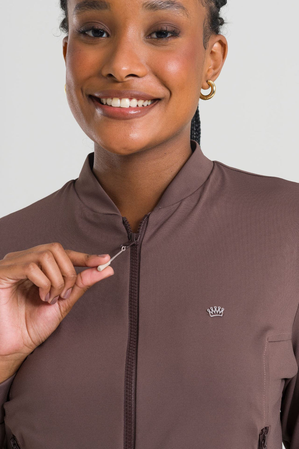 Jaqueta Feminina Care - Marrom