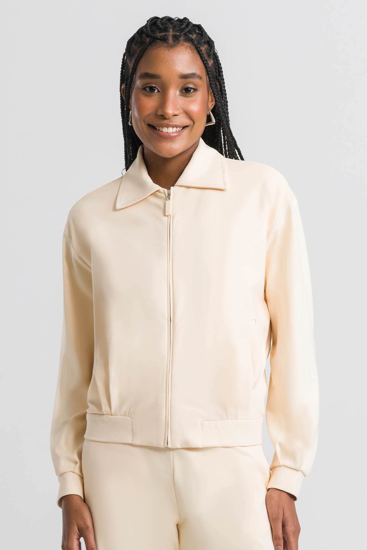 Jaqueta Feminina Hit - Essential - Bege